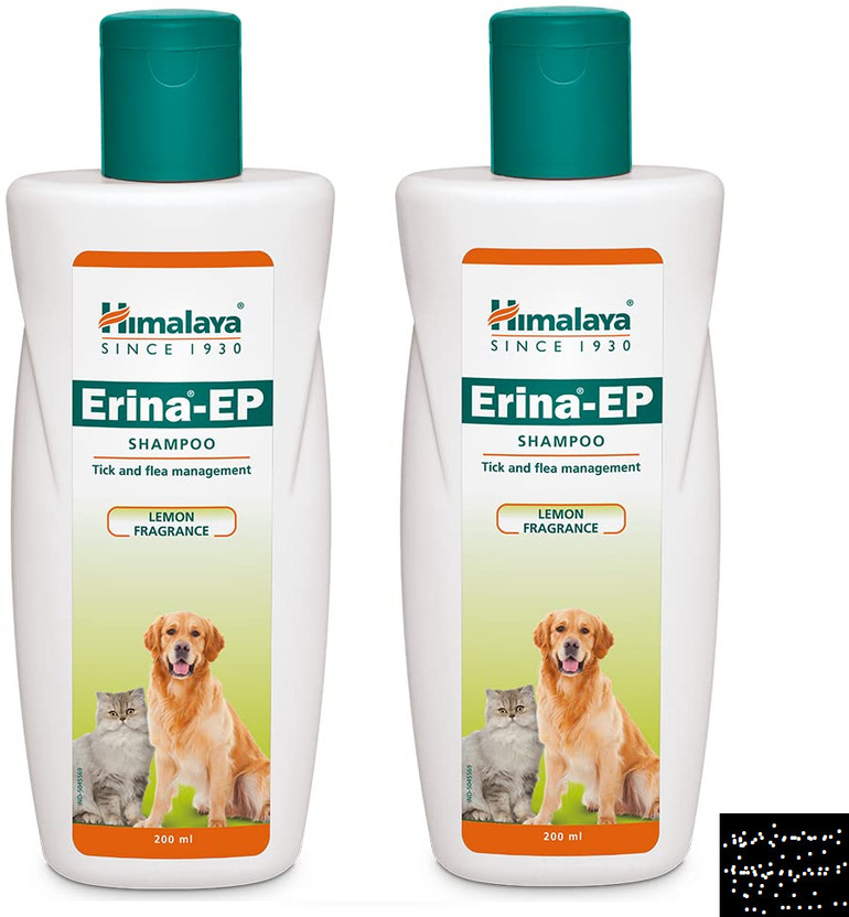 Erina-EP Anti-Tick Shampoo – Removes Parasites and Keeps Pet Skin Fresh Anti-parasitic, Anti-fungal LEMON Dog Shampoo(400 ml)