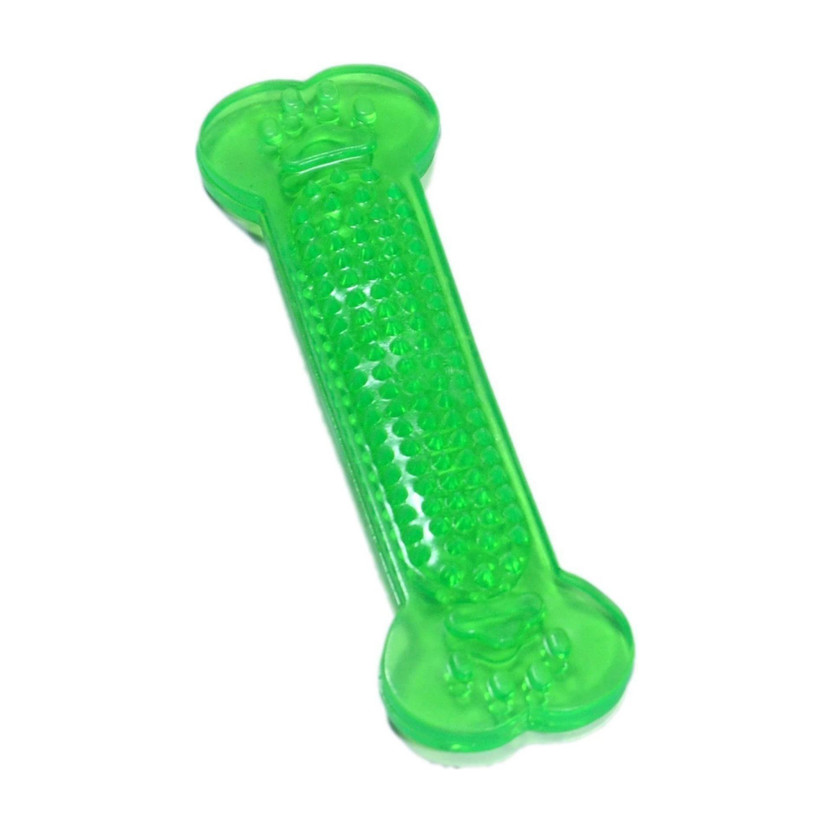 WoofyPlanet Rubber Chew Bone – Non-Abrasive Puppy Teething & Dental Care Toy (Multicolor) Rubber Chew Toy For Dog