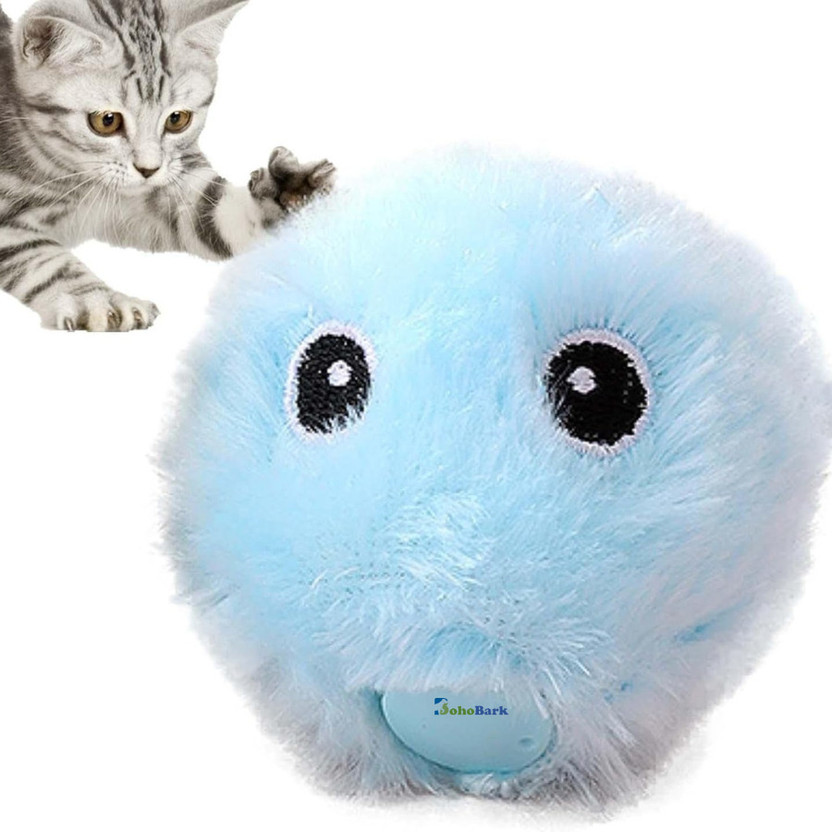 Pet Guard Cat Plush Toys for Indoor Cats, Shine Plush Chirping Cat Toys Balls with Catnip Cotton Plush Toy For Cat