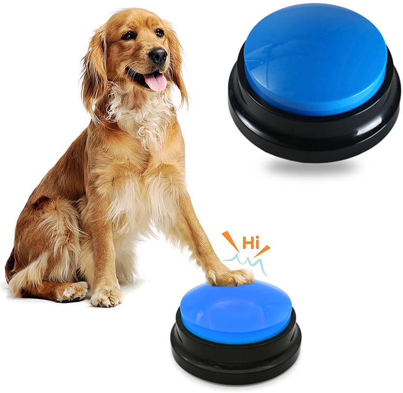 Qpets Dog Buttons for Communication Pet Training Buzzer Plastic Ball For Dog & Cat