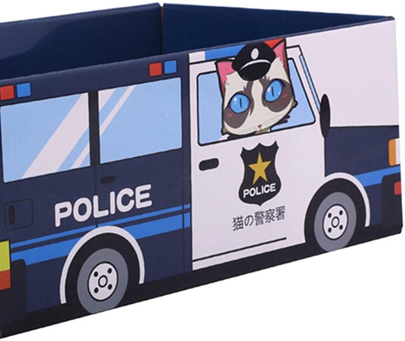 BNF Cat Scratcher Cardboard Scratch Pad Corrugated Bed Scratching Toy Police Car Paper Soft Toy