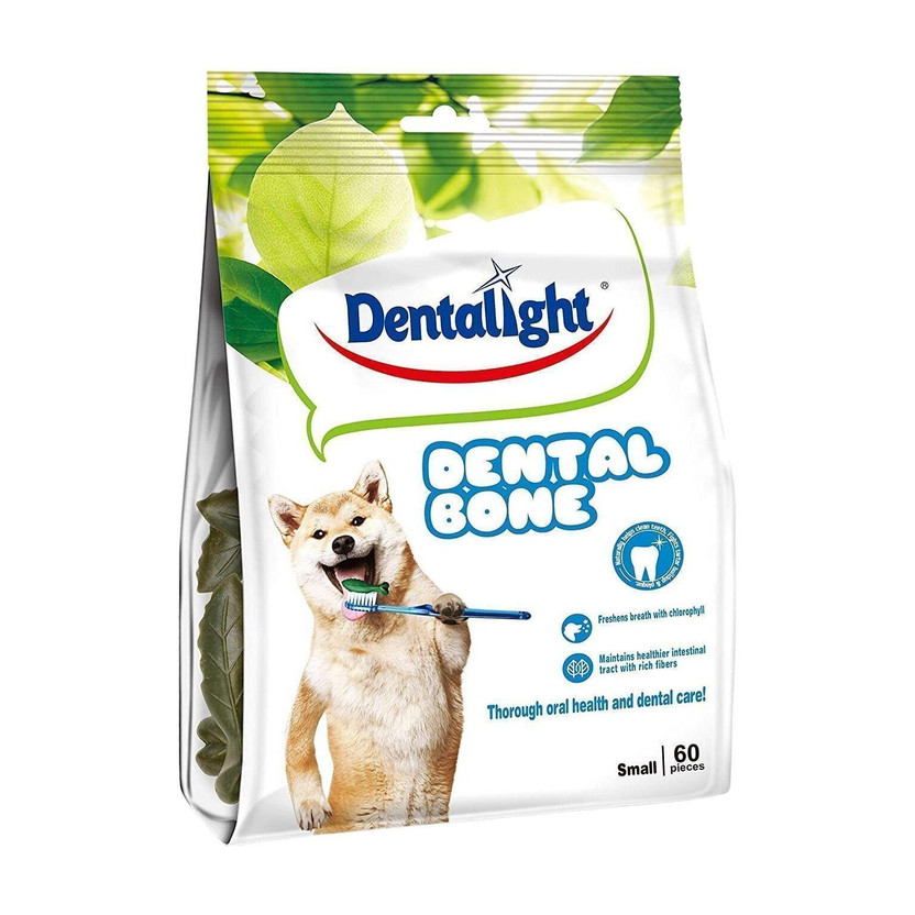 Gnawlers Gnawlers Dentalight Dental Care Pure Bone Dog Treat Hygiene Chews 60 + 10 Pieces Dog Treat(540 g)