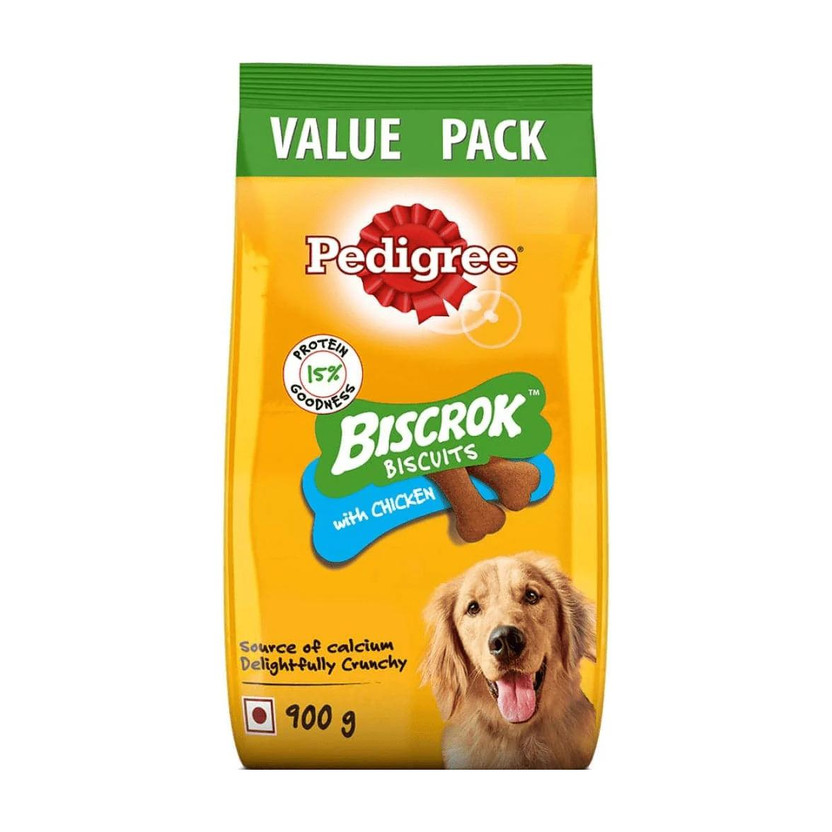 PEDIGREE Biscrok Biscuits (Above 4 months) Chicken Dog Treat(900 g)
