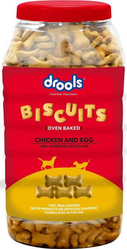 Drools Biscuits, Egg And Chicken Dog Treat(800 g)