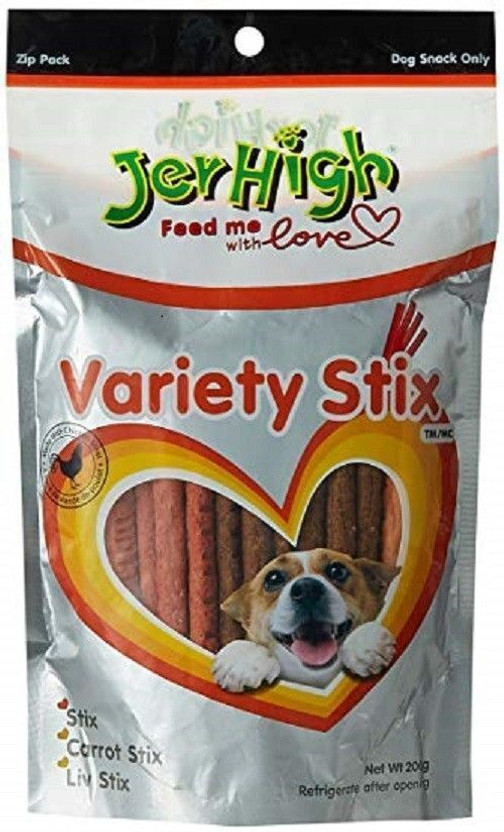 jerhigh VARIETY STIX Chewy Treats for All Dog Breeds Chicken Dog Treat(200 g, Pack of 2)