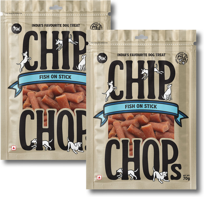Chip Chip Chops Dog Treats High Protein Fish Dog Snacks Healthy Training Reward Treat Supports Fish Dog Treat(140 g, Pack of 2) - Flipkart Deal