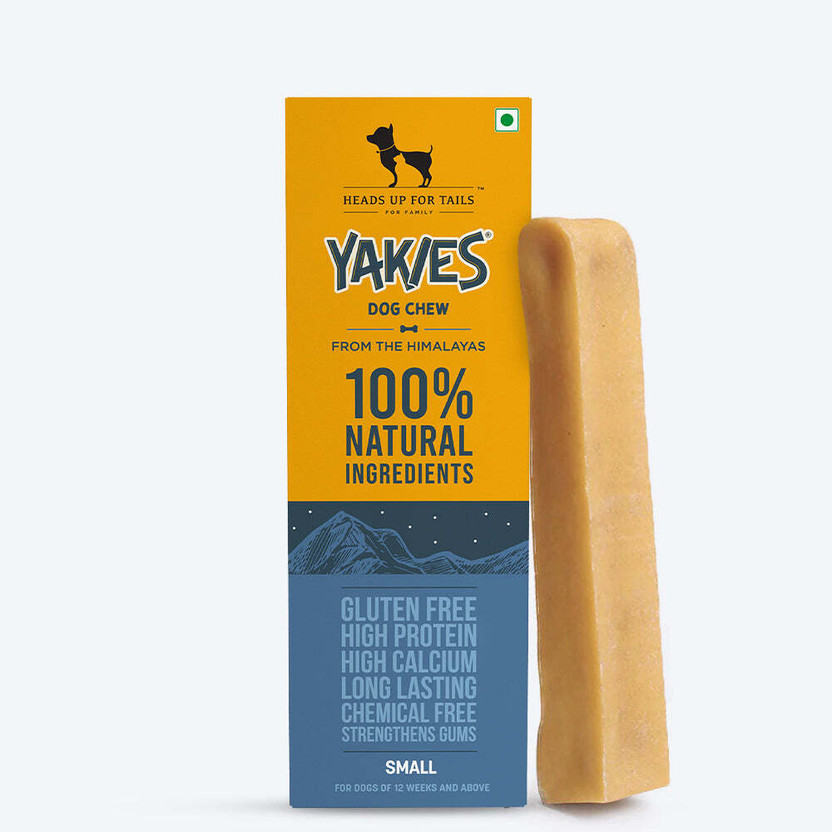 Heads Up For Tails Yakies 100% Natural & Vegetarian Chew Bone - XL Vegetable Dog Treat(110 g)