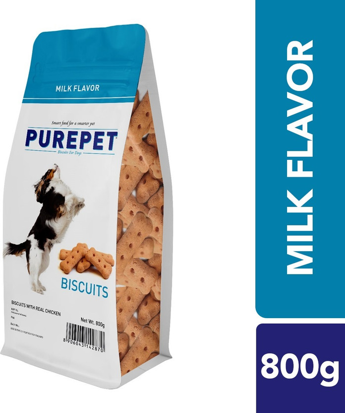 Purepet Oven baked Milk Dog Treat(0.8 kg)