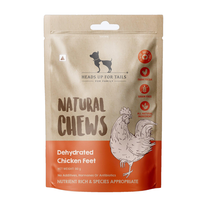 Heads Up For Tails Sara's Dehydrated Grain Free Treats Chicken Dog Treat(80 g)