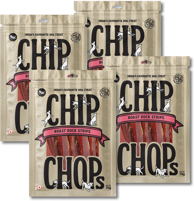Chip Chip Chops Healthy Training Reward Treat Supports Muscle Health Energy and Daily Nutrition Duck Dog Treat(70 g, Pack of 4) - Flipkart Deal