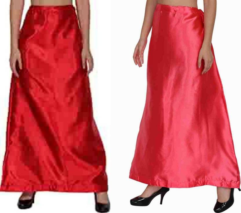 KAVYA DESIGNERS COMBO SATIN PETTICOAT ST23 Pure Satin Petticoat Price in India Buy KAVYA