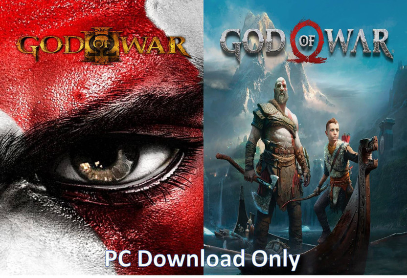 God of War 3 and God of War 2022 Top Two Game Combo (Offline Only) (No DVD) (Regular)(Action Adventure, for PC)