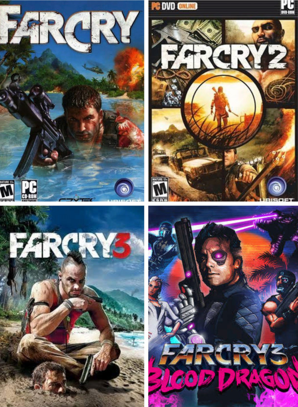 FAR CRY 4-1 COMBO Edition Pc Game Dvd (Offline only) Complete Games [dvd_rom] (Complete Edition)(for PC)