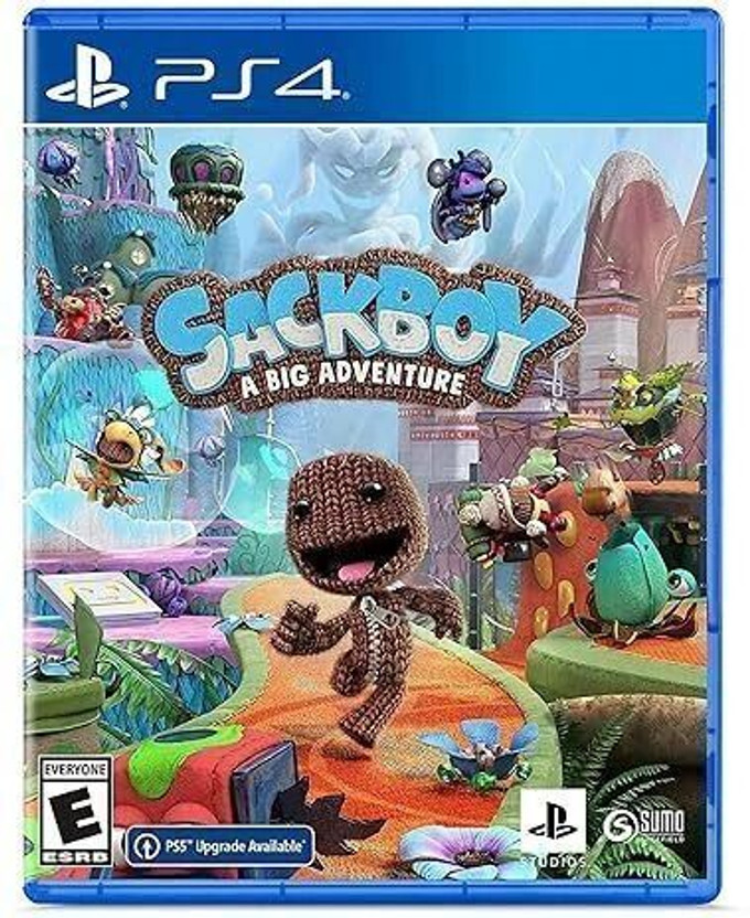 PlayStation Sackboy A Big Adventure – PlayStation 4 | PS4 Sackboy Best Value Edition | PS4 Game CD | PS4 Games Collection | PlayStation 4 Games for Kids & Family | PS4 Game | PS4 Games PlayStation Platformer | PS Game Sackboy PS4 | Highly Rated PS 4 Games | Fun Adventure in PlayStation Games PS4 | Smooth Contro - Flipkart Deal