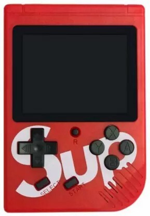 CHG SUP 400 in 1 Retro Game Box Handheld Games PAD Box for Children, Adults with 620(Red)