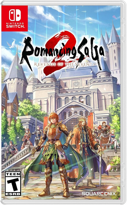 Romancing SaGa 2 Revenge of the Seven Nintendo Switch Games CD | 3D Remake JRPG Adventure with Seven Heroes Story | Strategic Turn-Based Battles | Empire Legacy & Character Progression Gameplay | nintendo games switch for JRPG Fans(for Switch, VR Compatible)