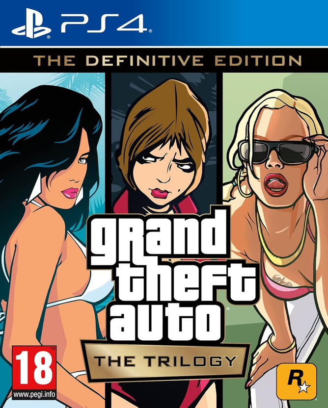 Grand Theft Auto: The Trilogy – The Definitive Edition (Definitive Edition)(Gaming Software, for PS4)