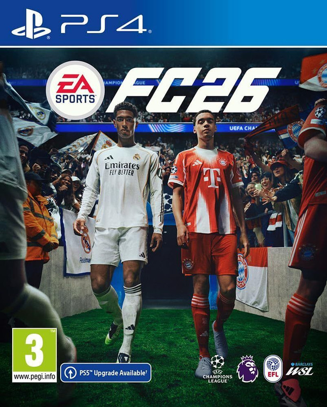 FC 26 Standard Edition PS4 Game | Top PS4 Games | Best PS4 Game Collection | PlayStation Games PS4 | PS4 Games CD | Ultimate FC 26 PS4 Experience | Popular PS4 Game | PS4 FC 26 | Must-Have PS4 Game(for PS4, VR Compatible)