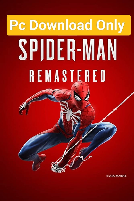 Spiderman Remastered Pc Game Download (Offline only) Full Game. (Complete Edition)(Pc Game, for PC)