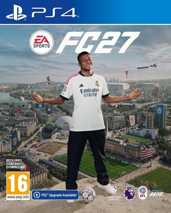 PlayStation FC 27 PS4 Games CD | Football Simulation Experience with Realistic Matches | Tactical Gameplay | Career Progression | Team Building | Competitive Soccer Battles & Immersive Sports Action | ps game for Football Fans | ps4 games playstation with Sports Gameplay | Perfect Gift for Gamers(for PS4, VR Co - Flipkart Deal
