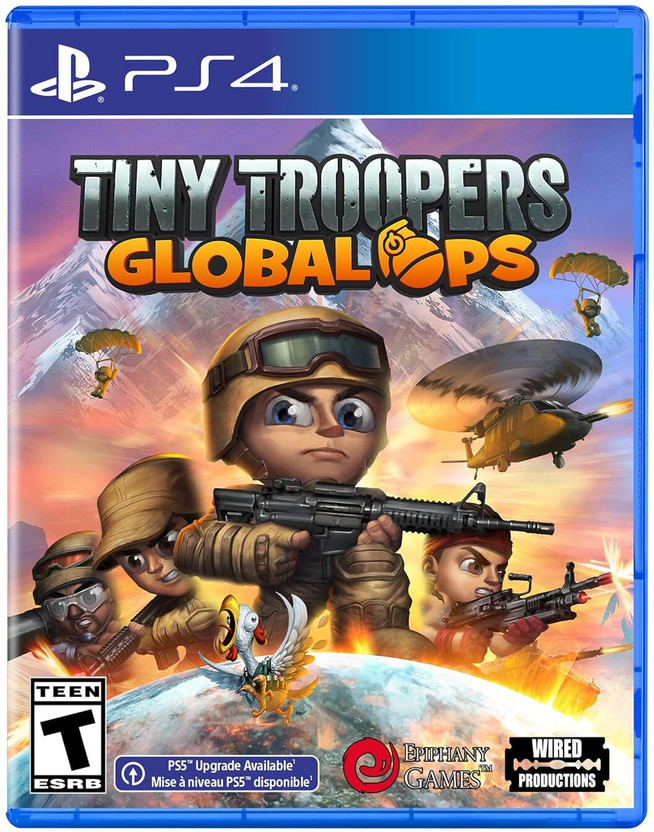 Tiny Troopers Global Ops PS4 Games CD | Top-Down Tactical Shooter with Squad-Based Missions | PS game with Global Combat Operations | Modern Military Strategy | Mission Driven Gameplay & Strategic Action Combat | ps4 games playstation | Perfect gift for Gamer(for PS4, VR Compatible)