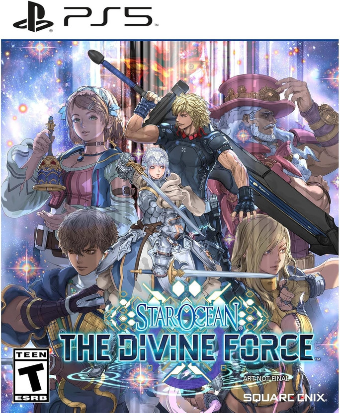Star Ocean The Divine Force for PS5 Game CD | Sci-Fi Fantasy Action RPG with 360° Exploration | Fast-Paced Combat | Original Story Adventure & Galactic Journey Gameplay | ps game for PlayStation Players | playstation 5 games for Action RPG Fans(Physical Game, for PS5, VR Compatible)