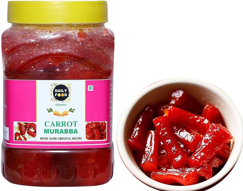 Daily Food Homemade Organic Natural Dry Carrot Murabba Gajar Ka Murabba (800 grams) Carrot