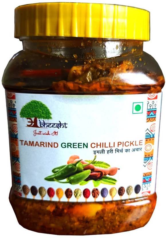 Abheesht Tamarind Green Chilli Pickle Imli Hari Mirch Achar Pickles