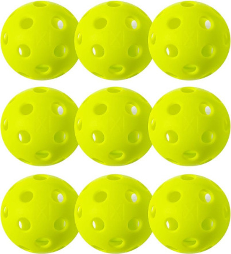 ONOMIE X-40Performance Outdoor Pickleball Balls,Tournament Grade,40 Holes Pickleball Ball(9Balls)