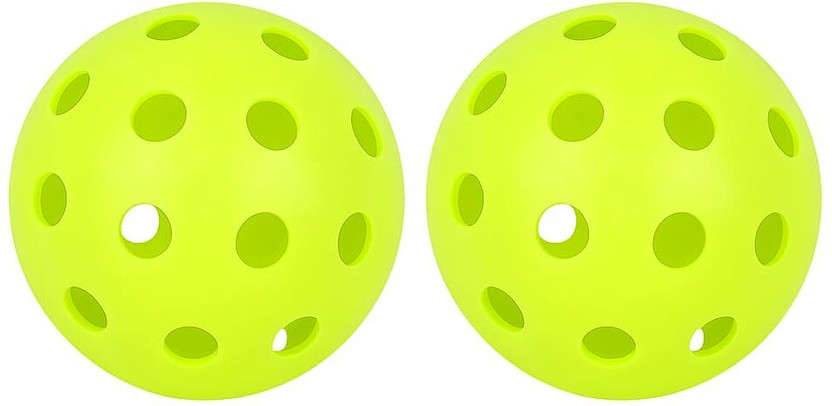 ONOMIE X-40Performance Outdoor Pickleball Balls,Tournament Grade,40 Holes Pickleball Ball(2Balls)