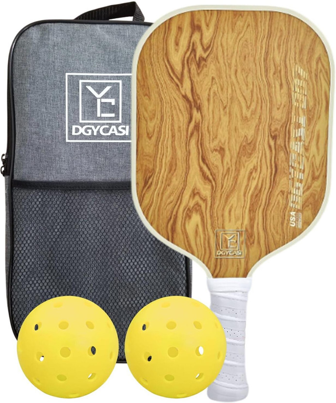 ONOMIE Pickleball Paddle Set USAPA Approved Fiberglass 1 Paddle with 2 Balls & Bag Pickleball Paddle
