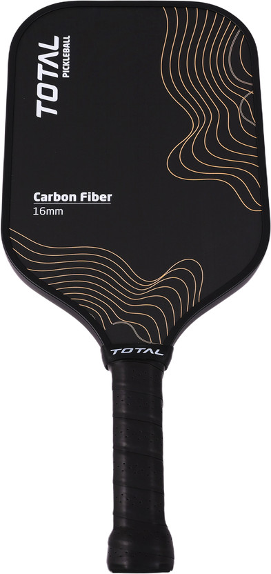 Total sports & fitness Total Pickleball Racket 16mm Carbon Fiber Lightweight Single Bat Pickleball Paddle