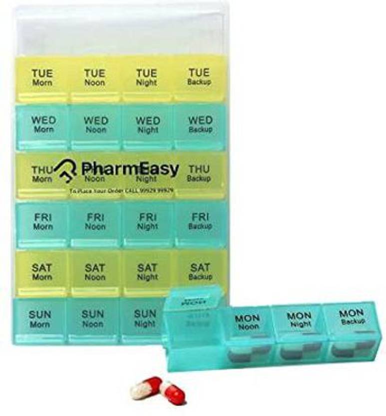 PharmEasy 7 days Pill Box Price in India Buy PharmEasy 7 days Pill