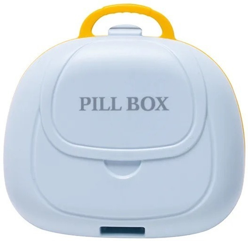 AL ATASH MONDAY - SUNDAY Multipurpose Pill Case with 7 Compartments,Travel Pill Organizer Moisture Proof Pill Box(Multicolor)