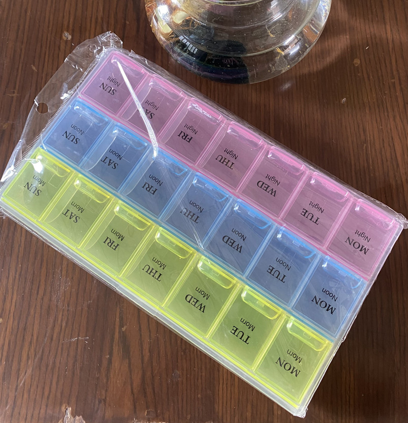 uKoon 12 DAY PILL BOX 3 TIME IN 1 WEEK PACK OF 1 Pill Box(Multicolor)
