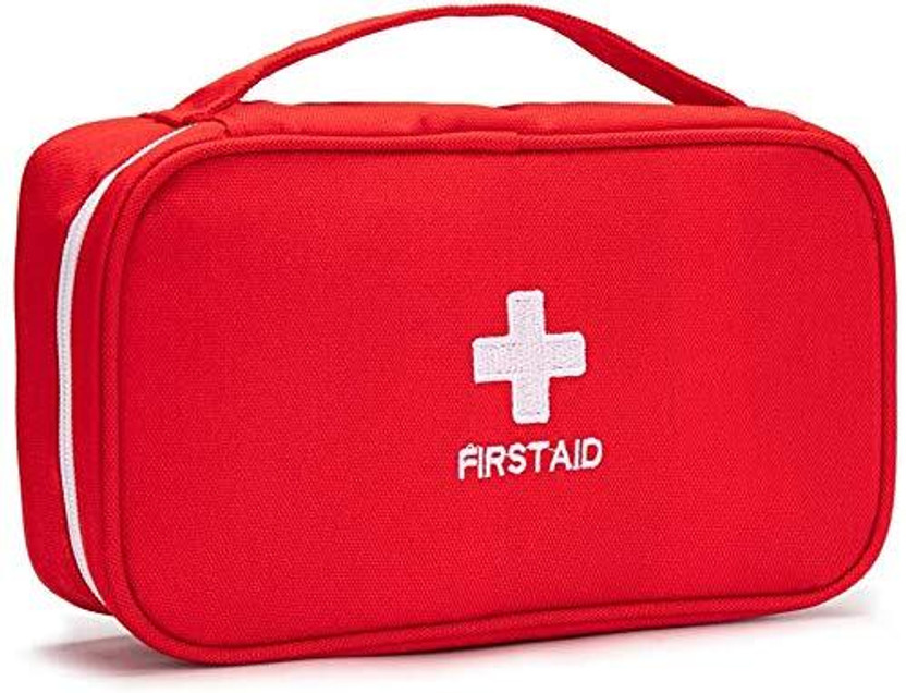 FOLIAM 2026 Portable Emergency First Aid Storage Pouch Organizer for Medicine and Other Pill Box(Multicolor)
