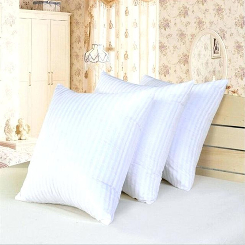 LA VERNE Microfibre Cushion Pack of 3 Stripes(White)