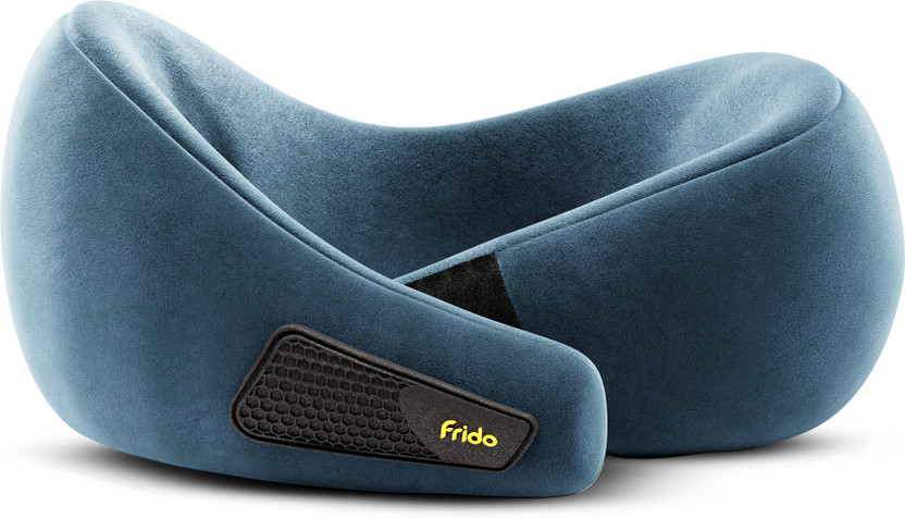 Frido Frido Memory Foam Travel Pillow Pack of 1 Solid Travel Neck Pillow, 100% Hi-Per Foam, Lightweight Neck Support for Flight Travel(Sapphire Blue) - Flipkart Deal