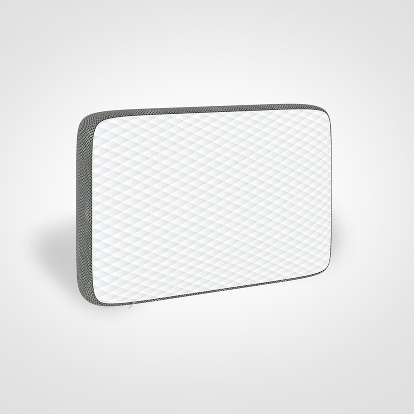 Flipkart Perfect Homes Foam Sleeping Pillow Pack of 1 Solid Mattresses Orthopaedic Memory Foam Pillow for Neck & Spine Support(Grey)