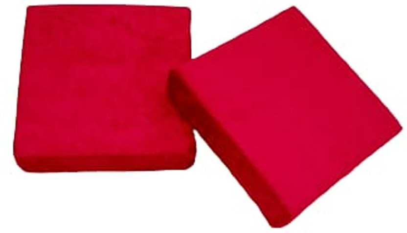 MiiArt Foam Cushion Pack of 2 Solid 2 cushion(Grey)