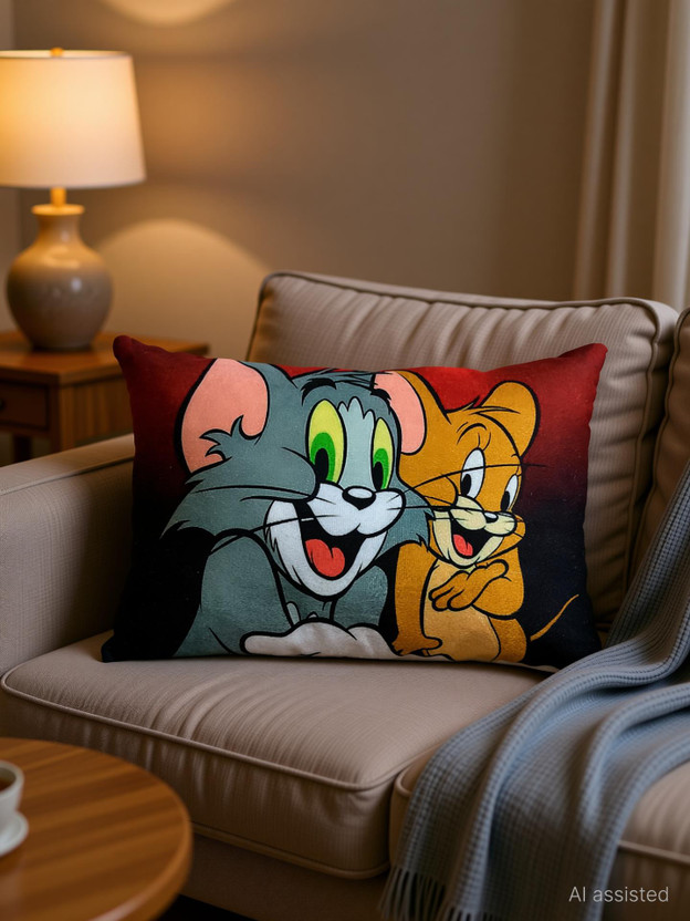 Juzzii Juzzii Microfibre Sleeping Pillow Pack of 1 Toons & Characters(Brown) - Flipkart Deal