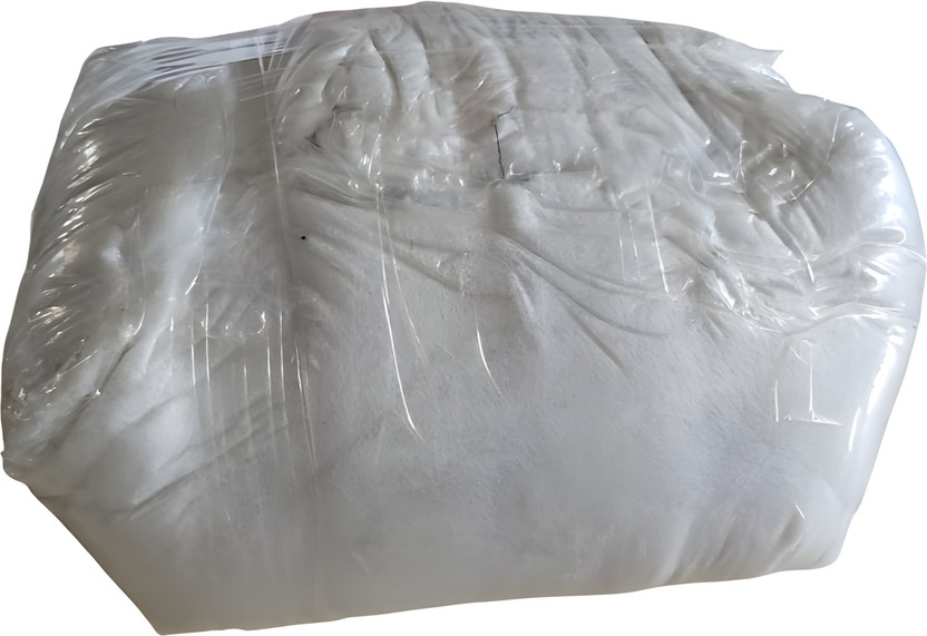 Texlux Cotton Cushion Pack of 1 Solid Soft Fiber Filling for Cushion Pillow,Teddy Bear,Toy Stuffing(White)