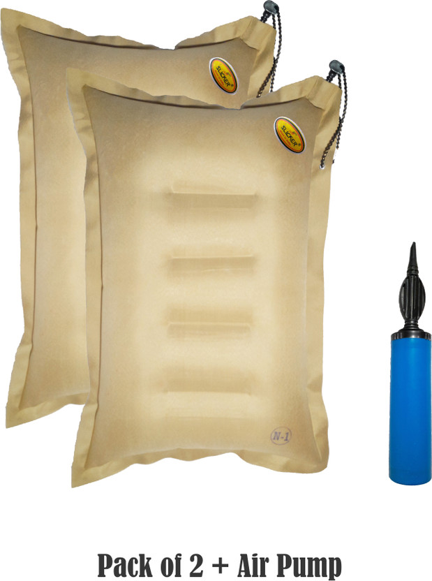 pmsquare pmsquare Polyester Fibre Travel Pillow Pack of 2 Solid(Brown) - Flipkart Deal