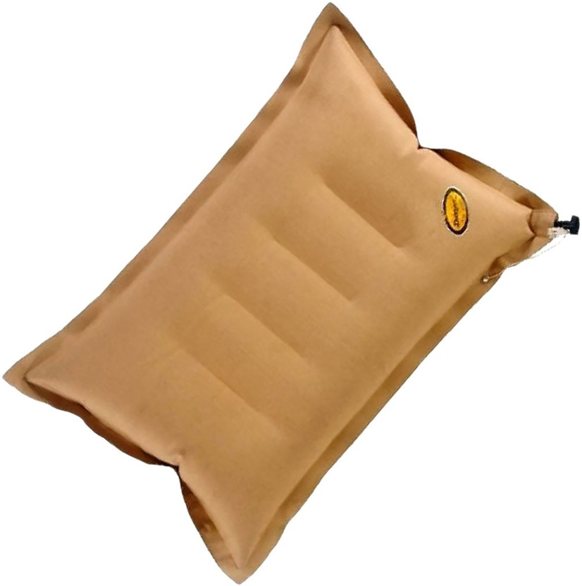 DUCKBACK Air Travel Pillow Pack of 1 Solid Pillow(Khaki)