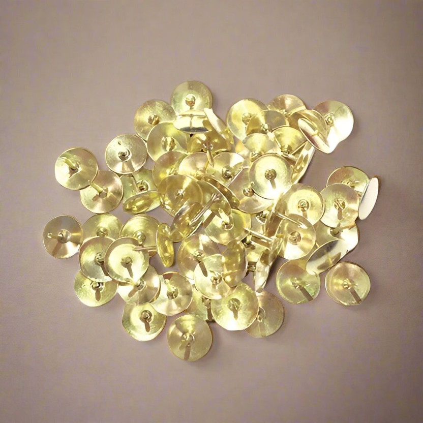Hospitality metal, metal  Pins(Set Of 150, Golden)