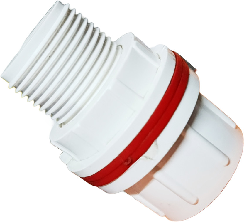 wingrip Tank Nipple upvc size 1 inch 2-Way Pipe Fitting 2-Way Coupling Pipe Joint(Pack of 1)