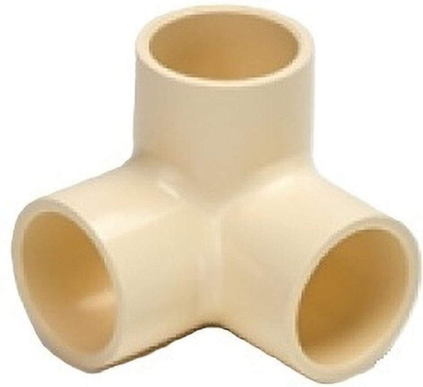 Soil to Soul CPVC 3 -Way Cross Fitting for Pipe Connector and Shelf Support, Size- 3/4 inch 3-Way Cross Pipe Joint(Pack of 12)