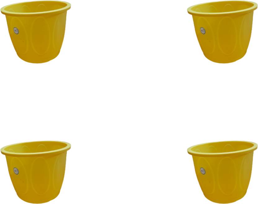 Audbhidhi Eco Plastic Gamla Flower Pots 10 Inches For Indoor Outdoor