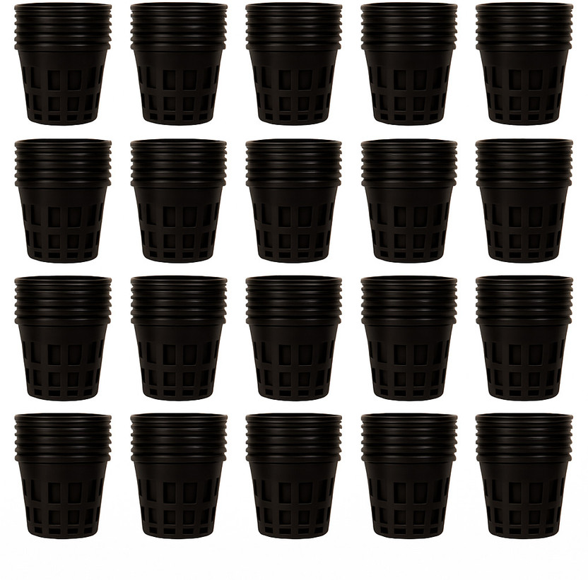 Farm Genie Net Pots | 3 inch | Hydroponics | Food Safe | Unbreakable | Pack of 500 | Plant Container Set(Pack of 500, Plastic)