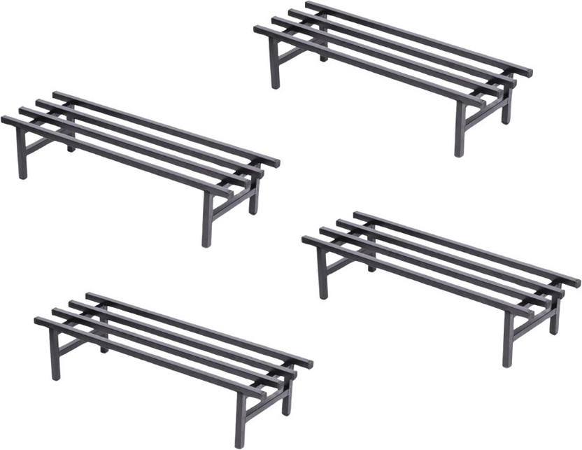 Hs Retail Tube Planter Stand for Flower Pots/Display Rack for Garden/Indoor& Outdoor/ Plant Container Set(Pack of 4, Metal)